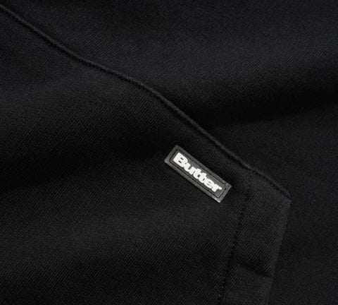 Buttergoods Felpa unisex con cappuccio Basic Pullover nera