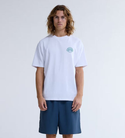 New Amsterdam T-Shirt da uomo manica corta Logo bianca