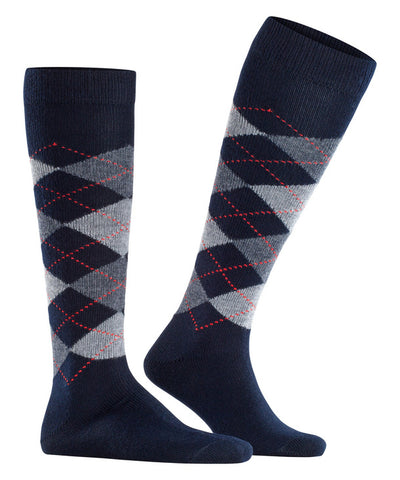 Burlington Preston Gambaletti da uomo con Fantasia Argyle a Rombi Preston