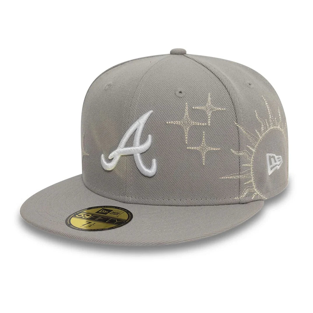 New Era Cappellino unisewx Atlanta Braves MLB Zodiac grigio