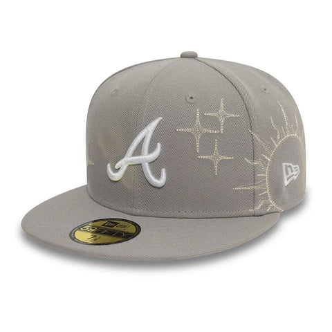 New Era Cappellino unisewx Atlanta Braves MLB Zodiac grigio