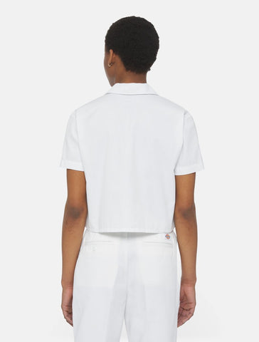 Dickies Women's Short Shirt Work White