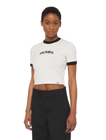 Dickies Herndon Ringer women's short t-shirt