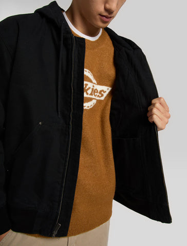 Dickies Giacca con cappuccio da uomo Hilman nera