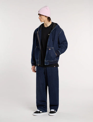 Dickies Giacca con cappuccio da uomo in jeans Hilham