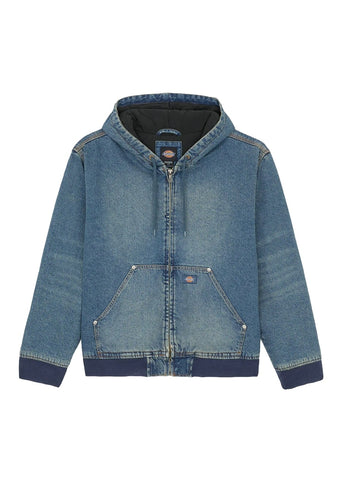 Dickies Giacca con cappuccio da uomo in jeans Hilham