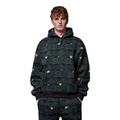 Dolly noire aot pattern hoodie SW502-GQ-01