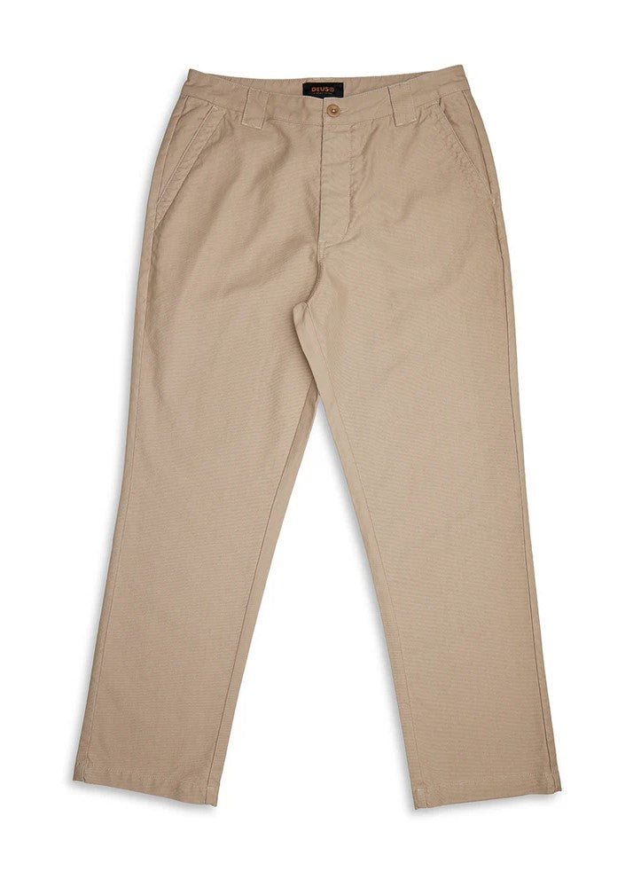 Deus Pantalone da uomo Hank Whipcord Beige