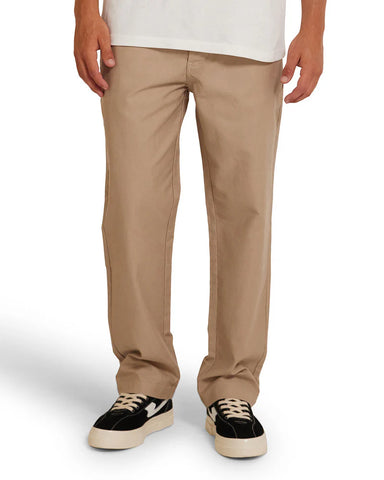 Deus Hank Whipcord Beige Trousers DMF244698-KHK