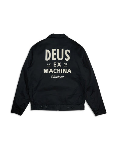 Deus Ex Machina Giacca da uomo Workwear nera