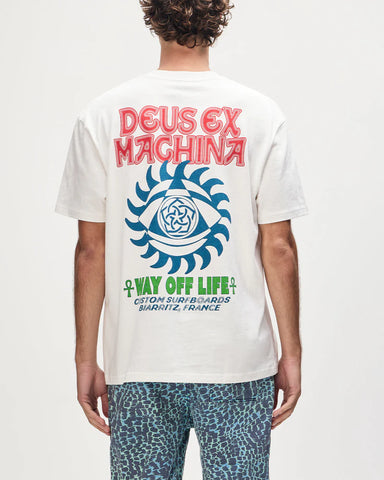 Deus Ex Machina T-Shirt da uomo manica corta Crank bianca