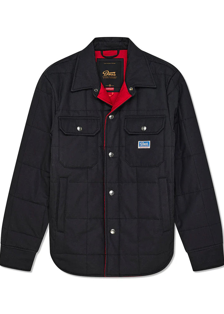 Deus Ex Machina Giacca trapuntata da uomo Maxwell nera