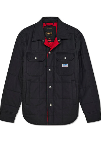 Deus Ex Machina Giacca trapuntata da uomo Maxwell nera