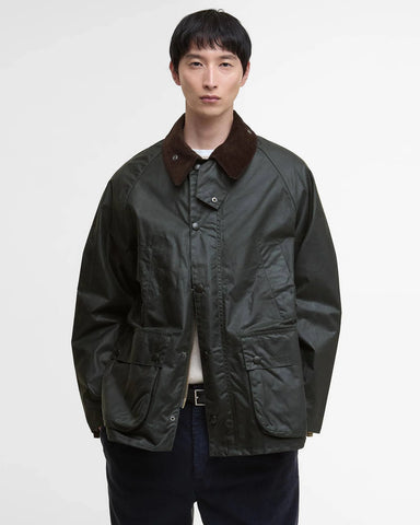 Barbour Giacca cerata da uomo OS Bedale sage