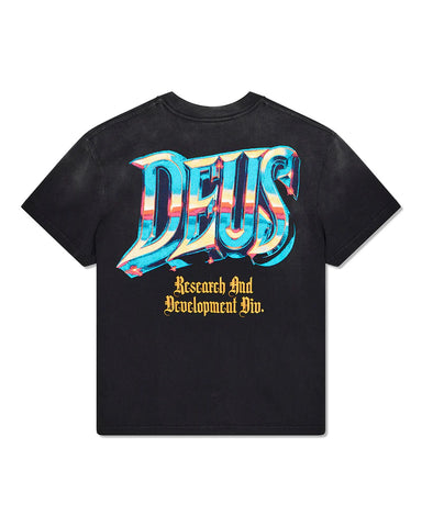 Deus Ex Machina T-Shirt da uomo manica corta R&D grigio