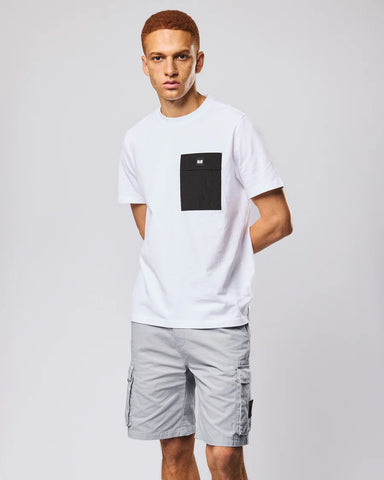 Weekend Offender T-Shirt da uomo manica corta Stiniva bianca