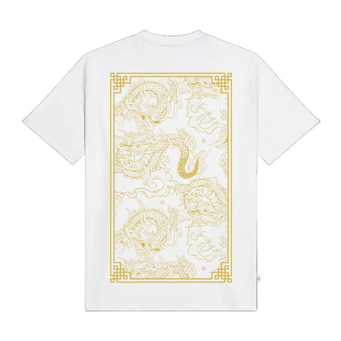 Dolly Noire T-Shirt Uomo Chinese Dragon bianca
