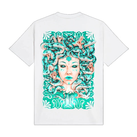 Dolly Noire T-Shirt Uomo Medusa bianca