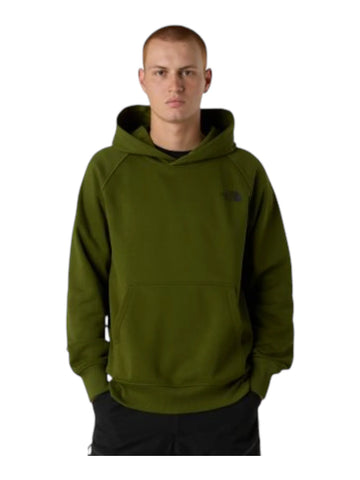 The North Face Felpa da uomo con cappuccio Raglan Box verde