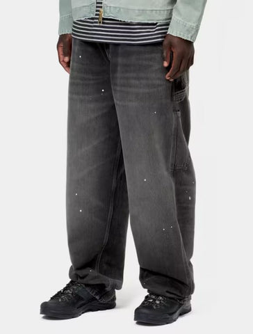 Carhartt Wip Jeans largo da uomo OG Single Knee nero lavato