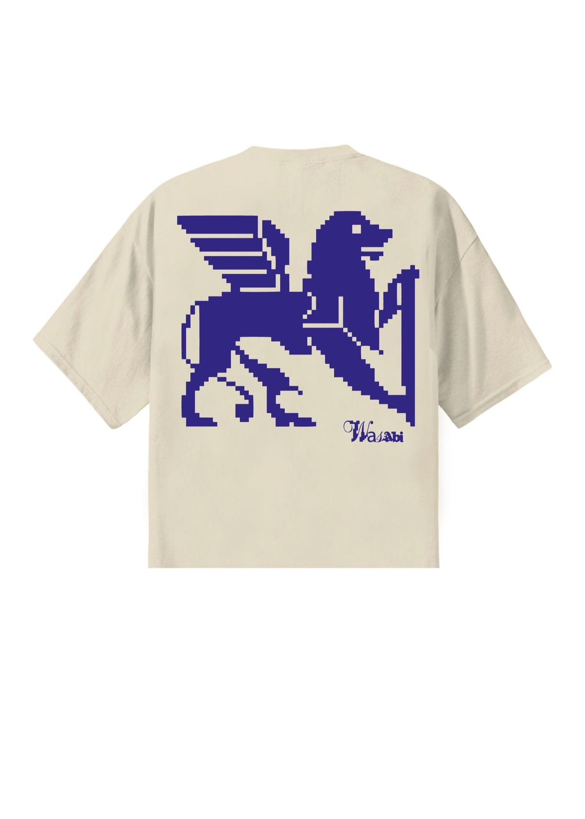 Wasabi T-Shirt da uomo manica corta Bit beige