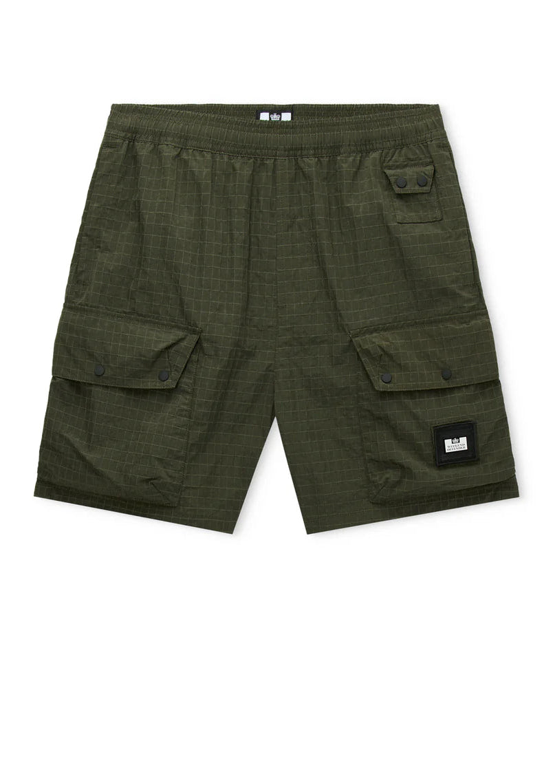 Weekend Offender Men's Zemmouri Green Drawstring Shorts
