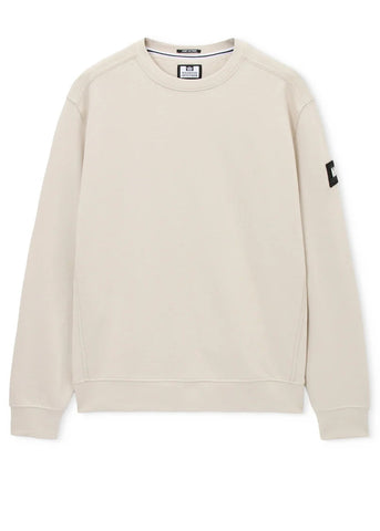 Weekend Offender Felpa girocollo da uomo Thunder panna