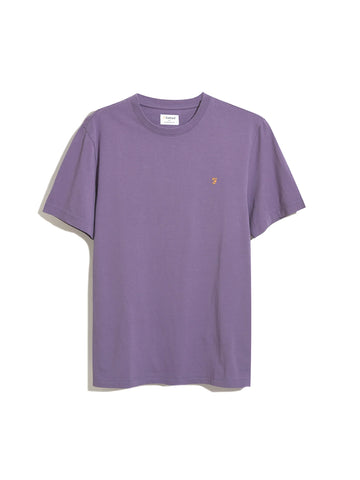 Farah Men's T-Shirt Danny Reg Purple