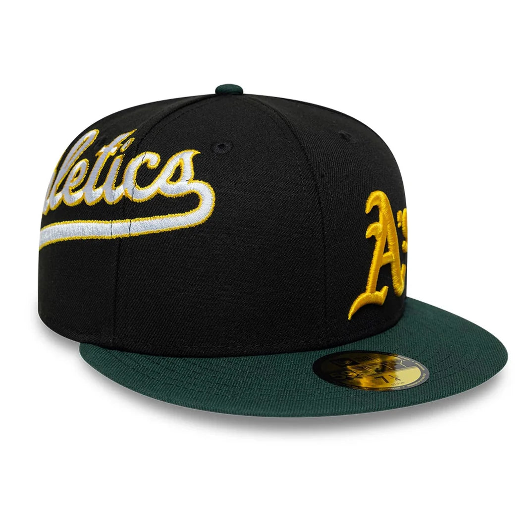 New Era Cappello unisex Athletics MLB Multi Logo Satin Lined