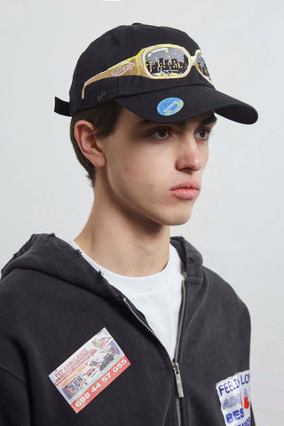 Ssstufff Cappellino uisex I Wear Glasses nero