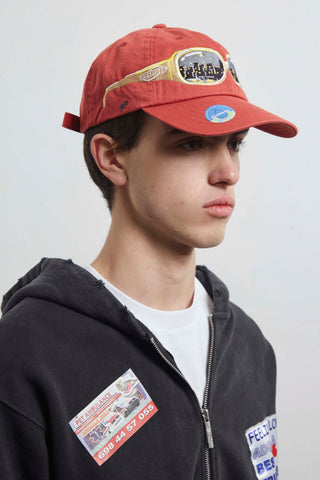 Ssstufff Cappellino unisex I Wear Glasses rosso
