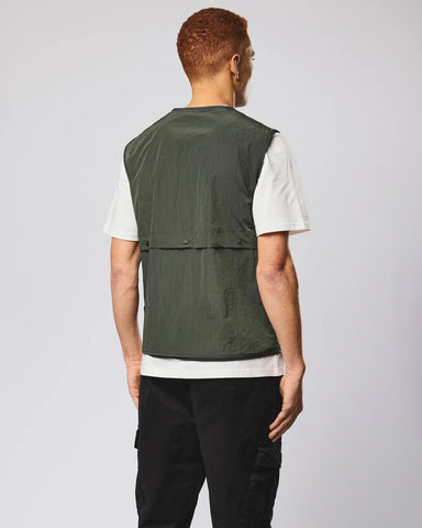 Weekend Offender Giacca smanicata da uomo multiuso Tangier verde