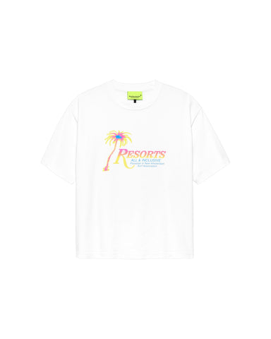 New Amsterdam T-Shirt da uomo manica corta Resorts bianca