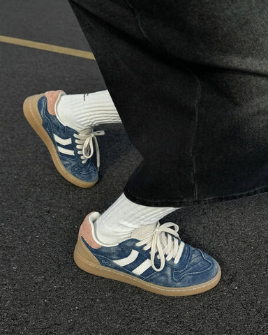 Coolway Sneaker in pelle unisex Goal Blue Royal