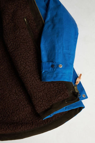 Manifattura Ceccarelli  Giacca cerata da uomo Mountain blu chiaro 7003-WX