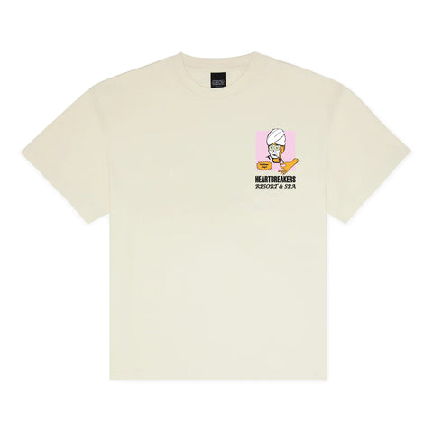 Pas De Mer  T-Shirt da uomo manica corta Heartbreakers panna