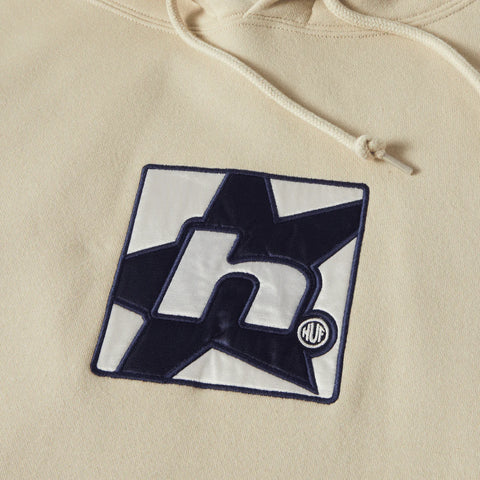 Huf Felpa con cappuccio unisex  Star beige