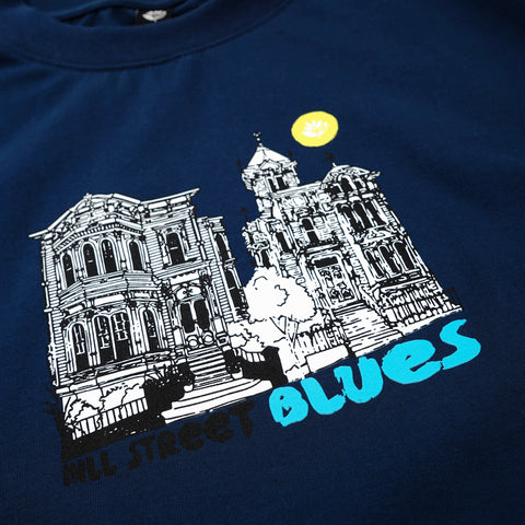 Magenta Hill Street Blues Herren-T-Shirt