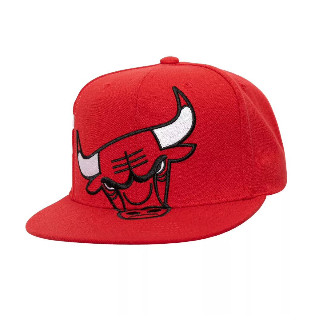 Mitchell &amp; Ness Chicago Bulls Red Big Time Cap