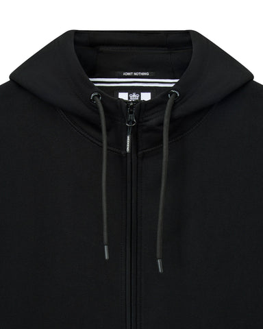 Weekend Offender Felpa con zip e cappuccio da uomo Winton nera