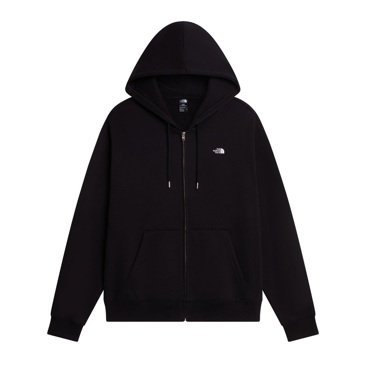 The North Face Felpa con zip e cappuccio da uomo Essential Simple Dome nera