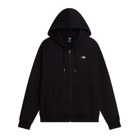 The North Face Felpa con zip e cappuccio da uomo Essential Simple Dome nera