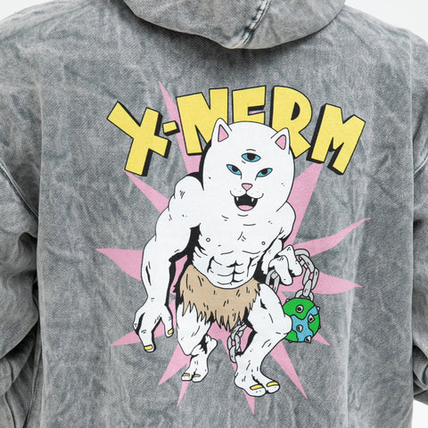 Ripndip Nerm gray men's hoodie