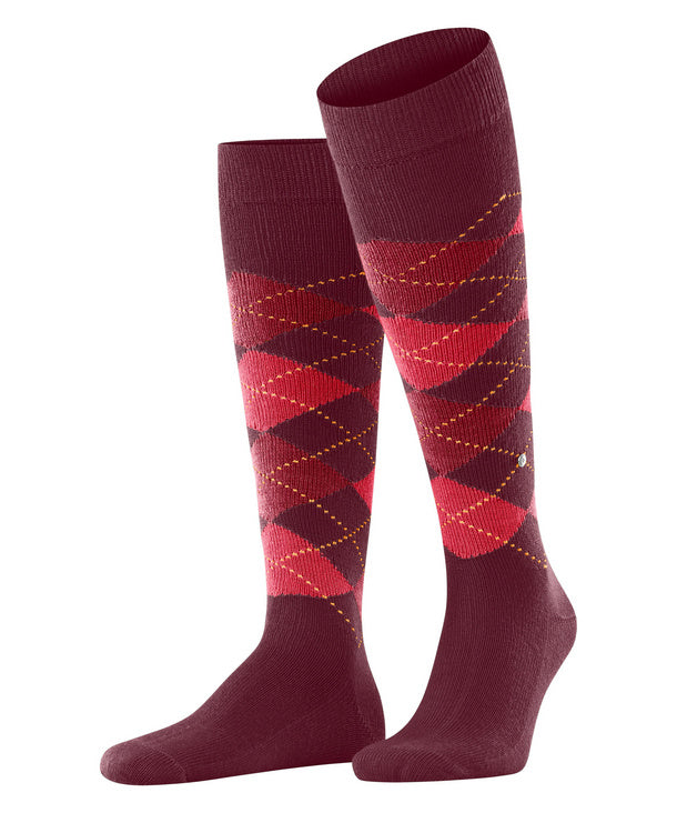Burlington Preston Gambaletti da uomo con Fantasia Argyle a Rombi Preston