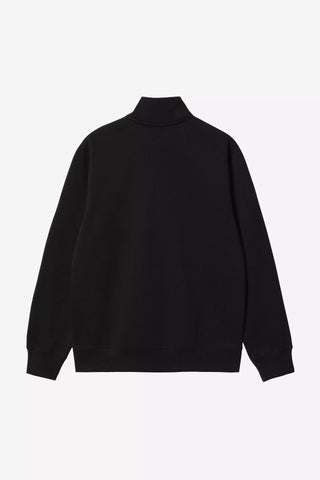 Carhartt Wip Felpa mezza zip da uomo Chase Zip nera