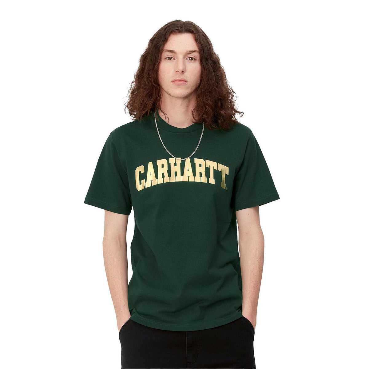 Carhartt Wip T-Shirt Uomo University Verde