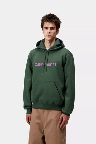 Carhartt Wip Felpa con cappuccio da uomo Carhartt verde