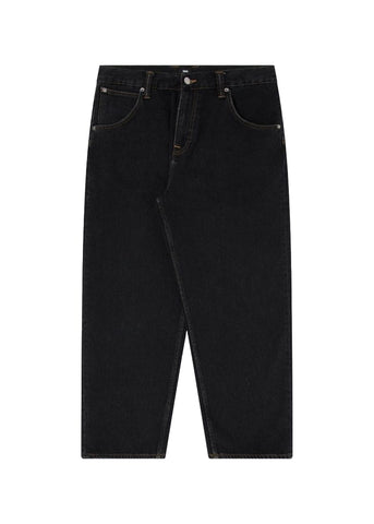 Edwin Tyrell Herren-Jeans mit weitem Bein, Schwarz