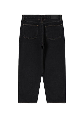 Edwin Tyrell Herren-Jeans mit weitem Bein, Schwarz