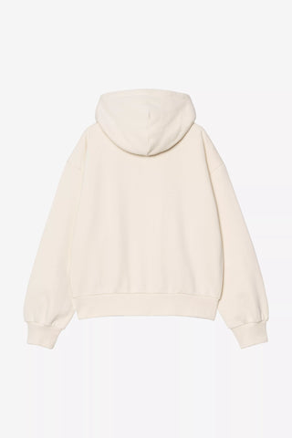 Carhartt Wip Felpa da donna con zip e cappuccio Casey panna